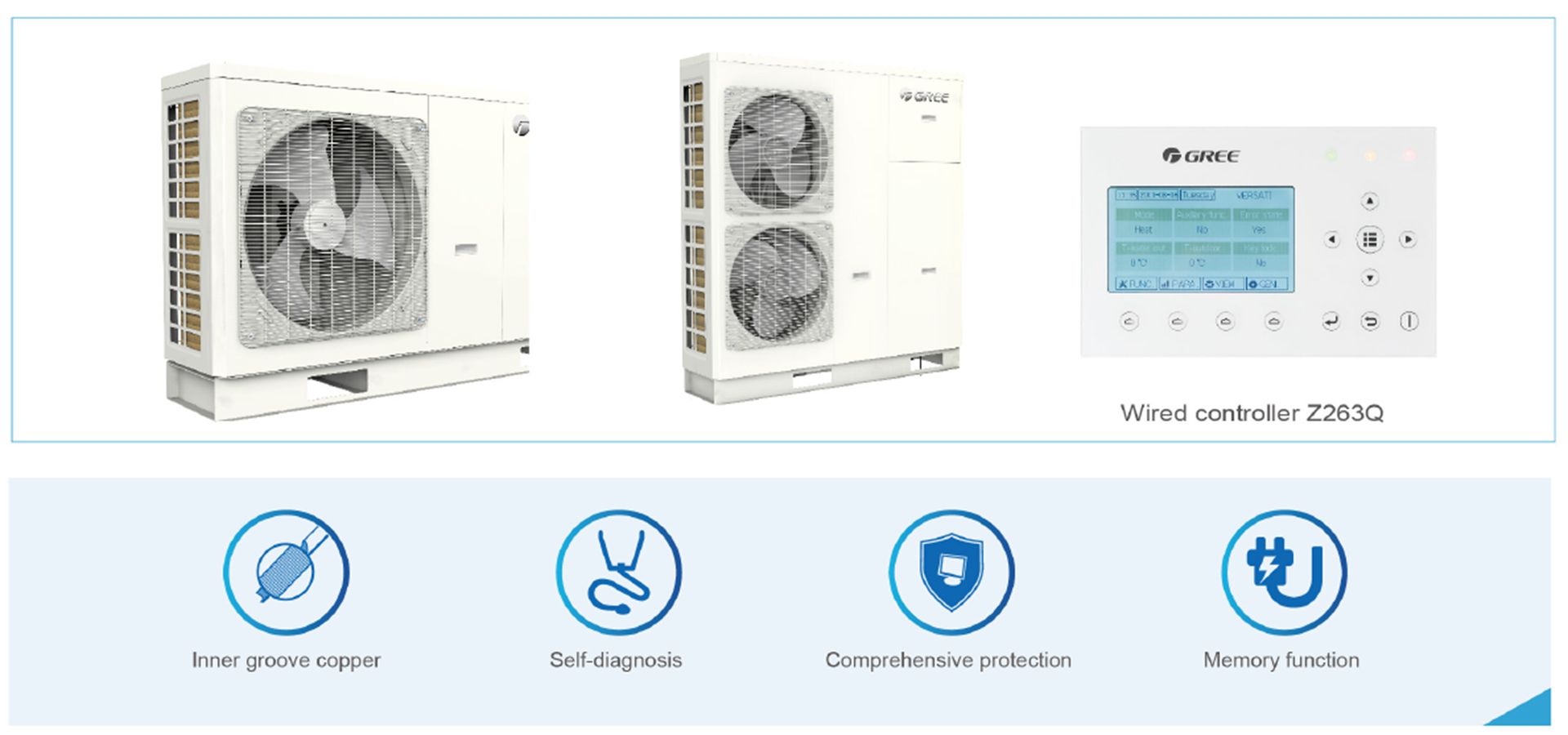 product commercial air conditioner inverter mini chiller r410a feature