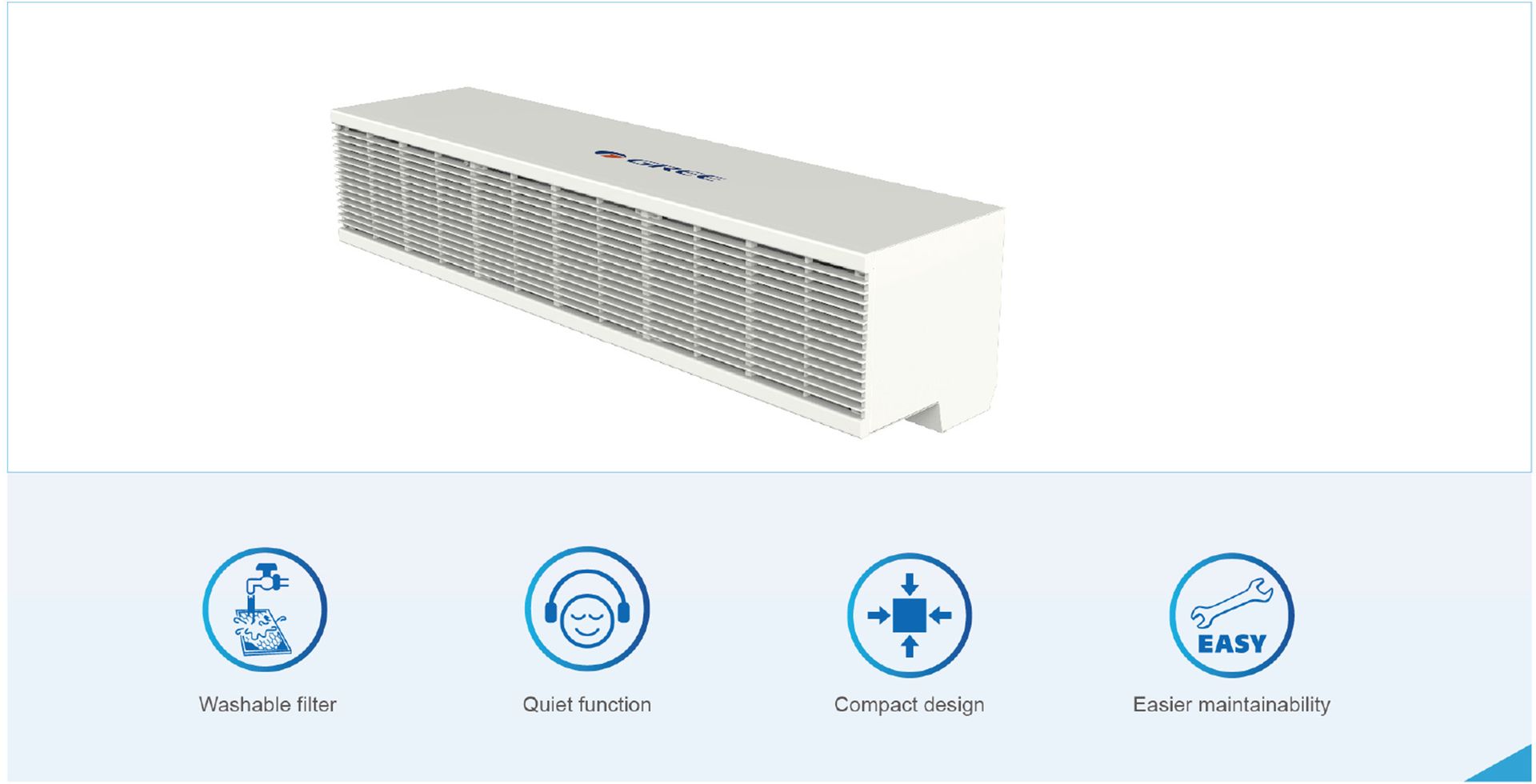 product commercial air curtain features