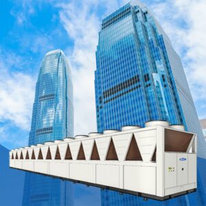 product commercial high efficiency modular air cooled screw chiller